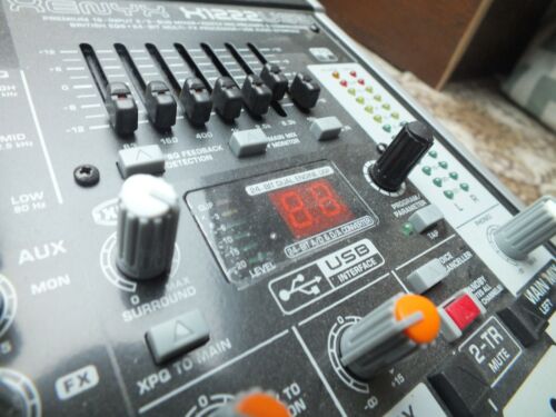 Behringer Xenyx X 1222 USB Mixer Mischer Mischpult 16 NEU Display mit Schutzfoli - Bild 6 von 10