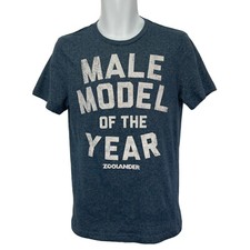 Zoolander Male Model T Shirt Adult S Blue Official Cotton Blend See Specs Zoolander Male Model T Shirt Adult S Blue Official Cotton Blend See Specs