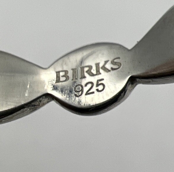 • Maison Birks Sterling Silver Stackable Pebble R… - image 4