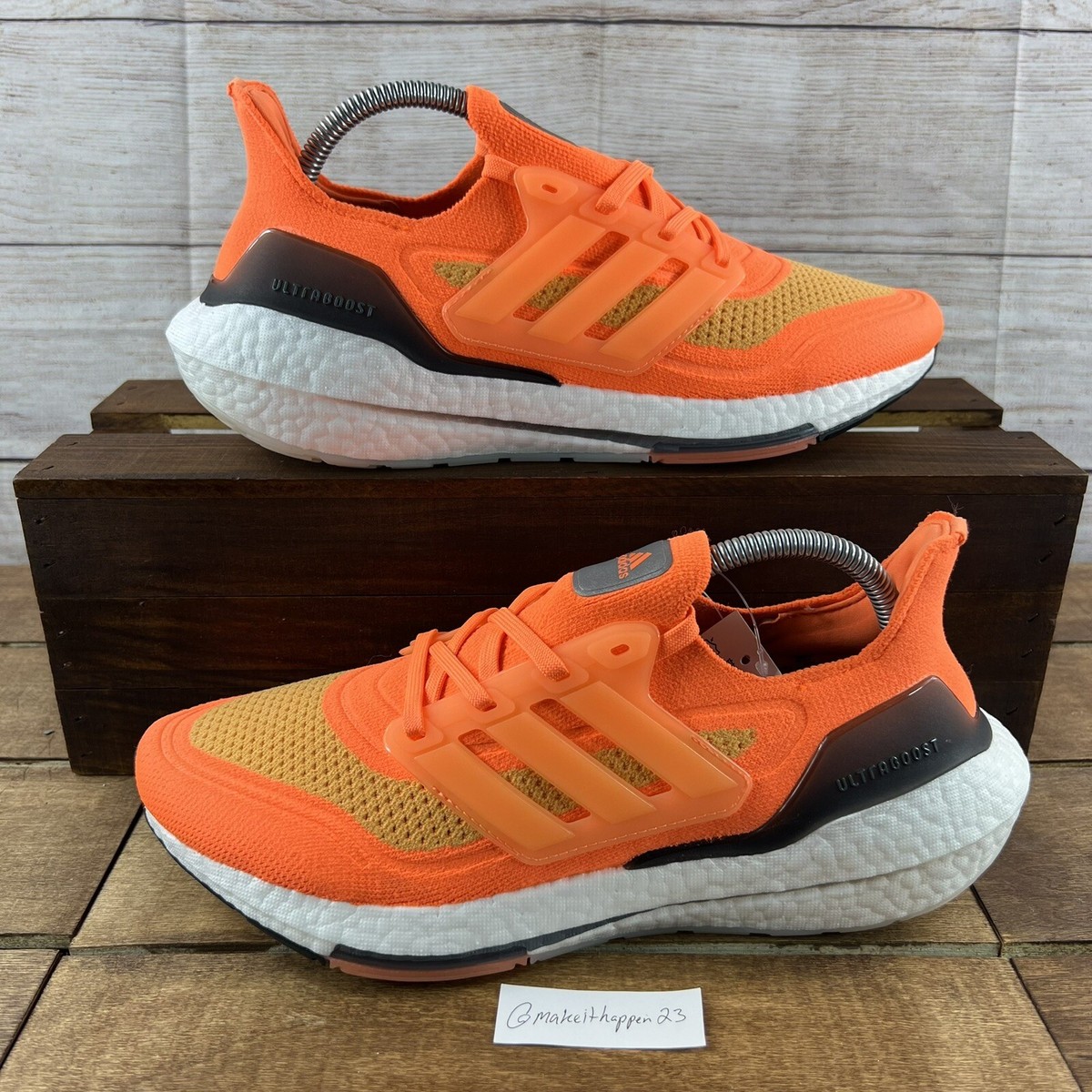 Adidas UltraBoost 21 'Screaming Orange' Running Shoes FZ1920 Men
