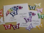 Gästebuch A5, Regenbogen Sterne Schmetterling Geburtstag Kommunion Konfirmation