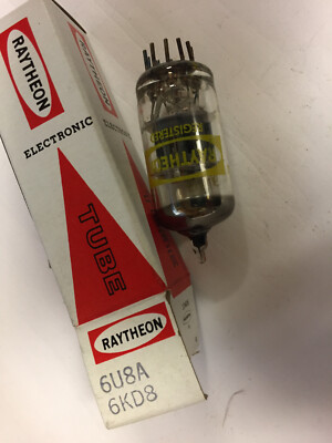 6U8A RAYTHEON  VINTAGE TUBE NOS
