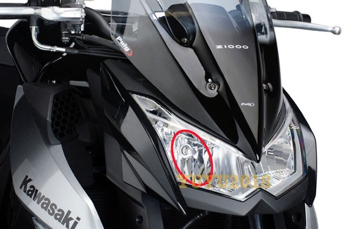 for Kawasaki Z1000 03-12 headlight LED halo ring angel eye xenon white DRL lamp - Foto 38 di 49