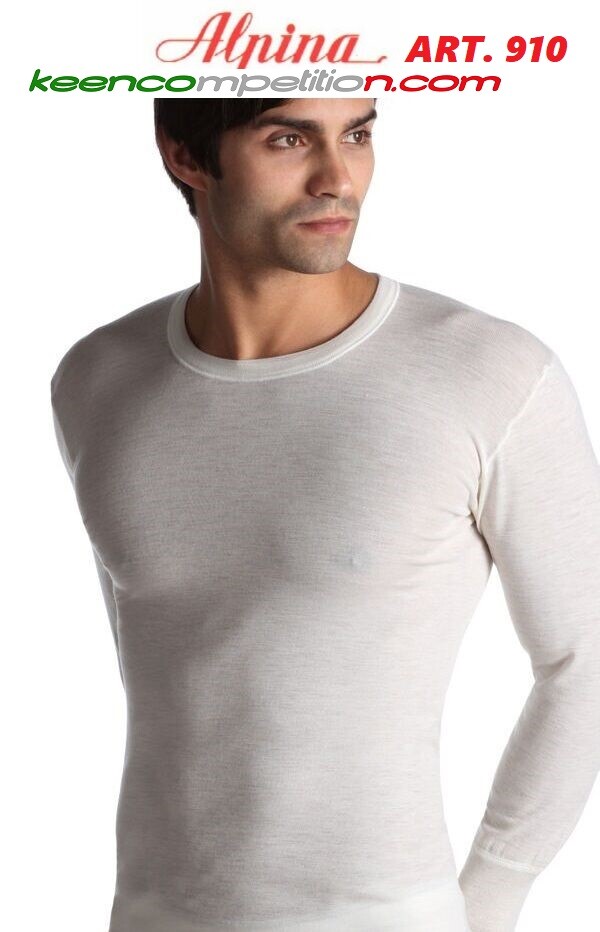 Canotta Spalla Larga Alpina Mod. Viola In Puro Filo Di Scozia - Intimo