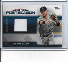 2019 Topps Trevor Story Postseason Performance Relic 40/99 #PPR-TS NM