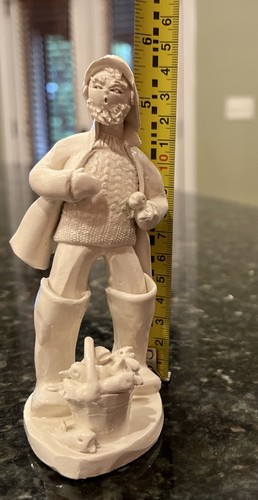 Fischerfigur Skulptur Elfriede Meindl Nova Scotia 1981 Keramik Handarbeit - Bild 12 von 13