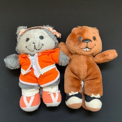 Get Along Gang Plüsch Bingo & Reißverschluss Katze 8 Zoll Spielzeug Konvolut Tomy 1980er