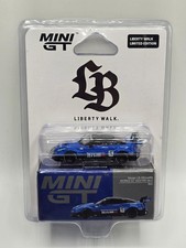MINI GT #1124 Liberty Walk LB-Silhouette Works GT Nissan 35GT-RR Ver.2 – Blue