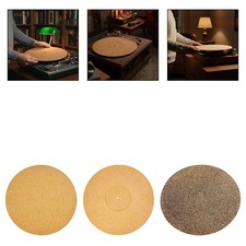 Cork Turntable Platter Mat Help Reduce Noise Replacement Disc Protection Mat