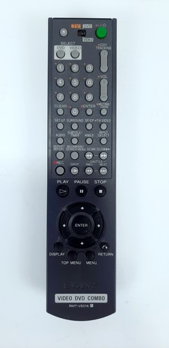 SONY SLV-D300P DVD/VCR Combo Original Remote Control Tested & Working