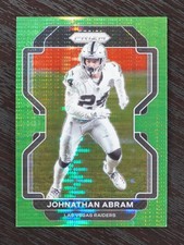 2021 Panini Prizm - Johnathan Abram #182 Neon Green Pulsar Prizm