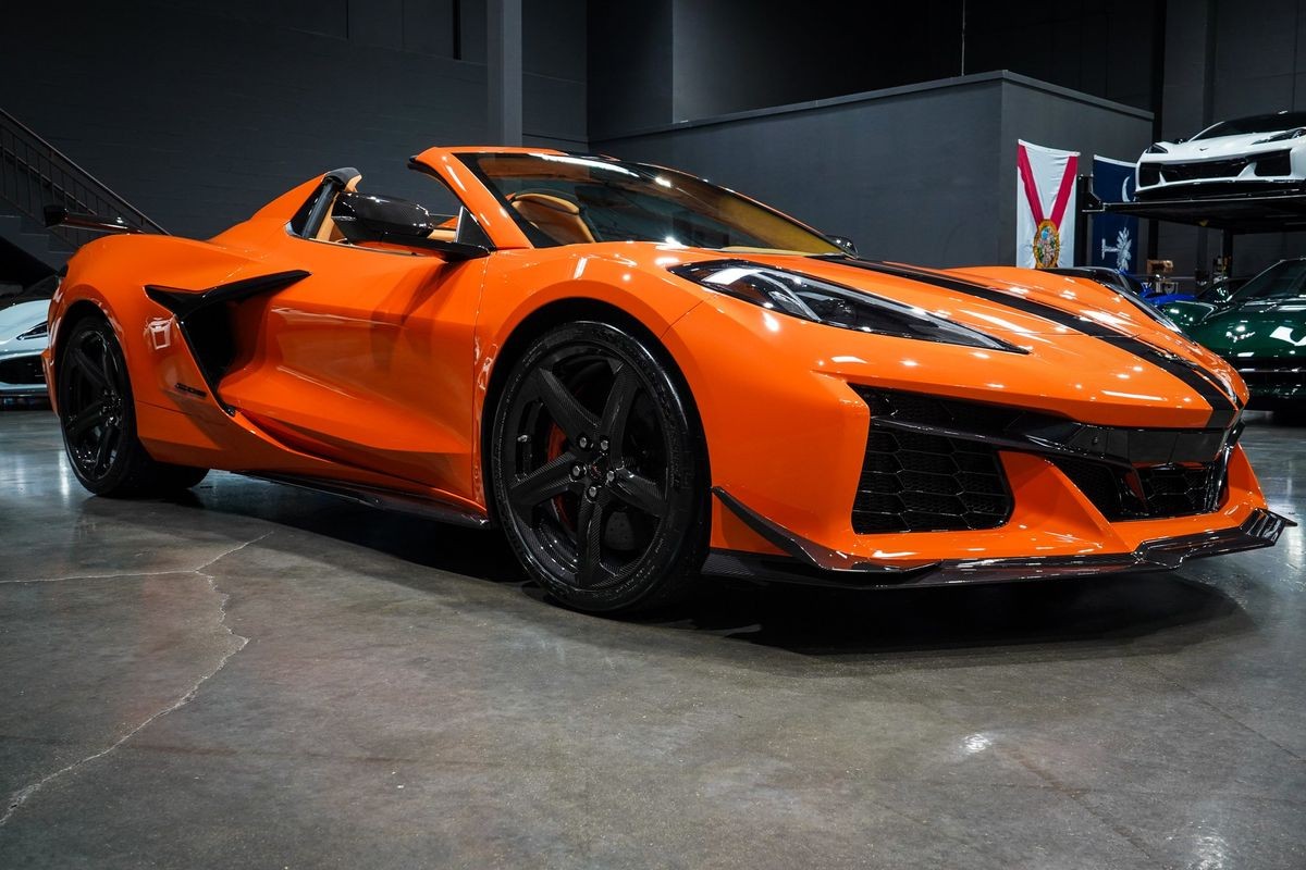 2023 Orange Chevrolet Corvette   | C8 Corvette Photo 8