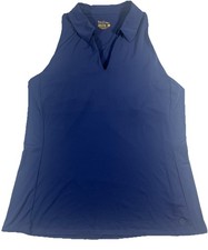 Lilly Pulitzer Meryl Luxletic Lakelyn Racerback Bra Blue Athletic Tank Size XL