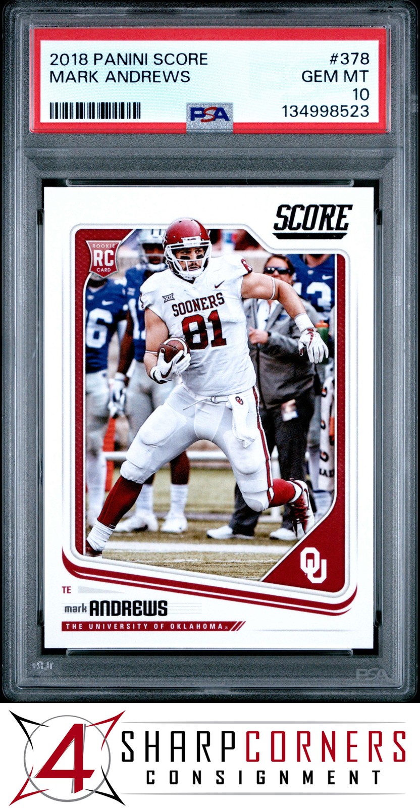 Mark Andrews Panini Score #378 Base