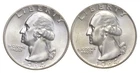 Choice Unc 1964 P+D Washington Quarter Gem BU Collection Lot Set *1985