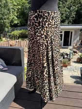 Zara Midi Skirt Leopard Print