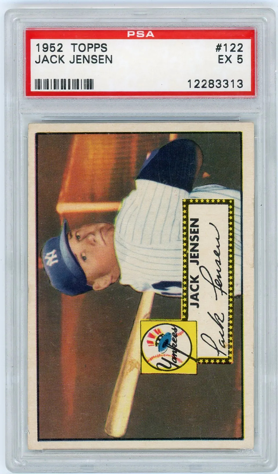 1952 Topps Jack Jensen #122 PSA 5