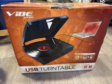 VIBE Sound USB Turntable Converts Records into MP3 Files Model VS-2001-USBT