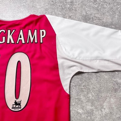 Official Player Issue Arsenal Home Long Sleeve Jersey 2002 2004
