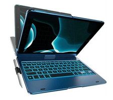 typecase 360 Keyboard Case Backlit iPad 10.2/Pro 10.5/Air 3 w/ Pencil Holder Bl