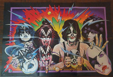 KISS Unmasked Original Album Poster 1980 Never Used Folded Aucoin Casablanca