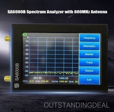 SA6000B 2-IN-1   Analyzer Signal Generator RF Power Detector with Antenna *cc