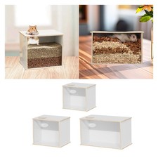 Hamster Grabkasten Baukasten Stall Unterstand Spielversteck Käfig Graben Sand