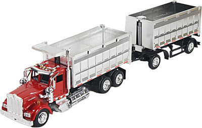 1/43 D/C Kenworth W900 Double Dump Truck, Color May Vary