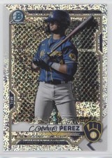 2021 Bowman Chrome Prospects Speckle Refractor /299 Hedbert Perez #BCP-203 10gq