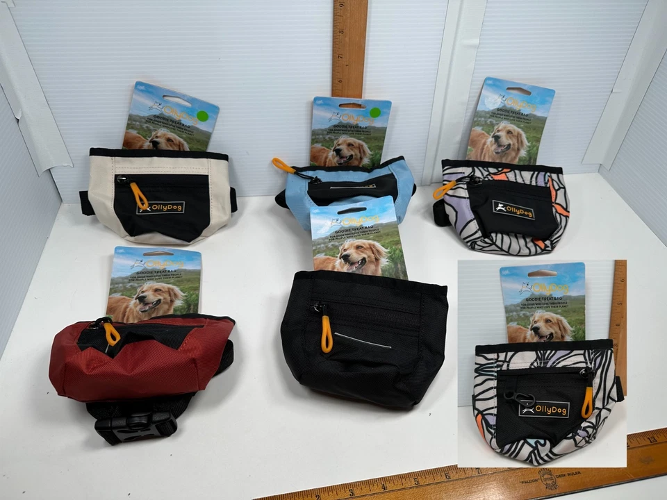 OllyDog Goodie Treat Bag Hands Free Dog Training Treat Pouch Fanny Hip Magnetic