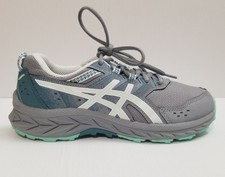 ASICS Pre-Venture 9 GS Boys Kids Youth Running Shoe Size 5 Gray 1014A276