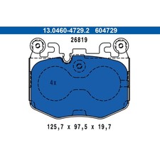 Bremsbelagsatz Scheibenbremse ATE 13.0460-4729.2 f�r BMW 7er