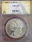 1884 O Morgan Silver Dollar ~ MS 62 ~ UNCIRCULATED BU COLLECTION ~ 90% Silver $1