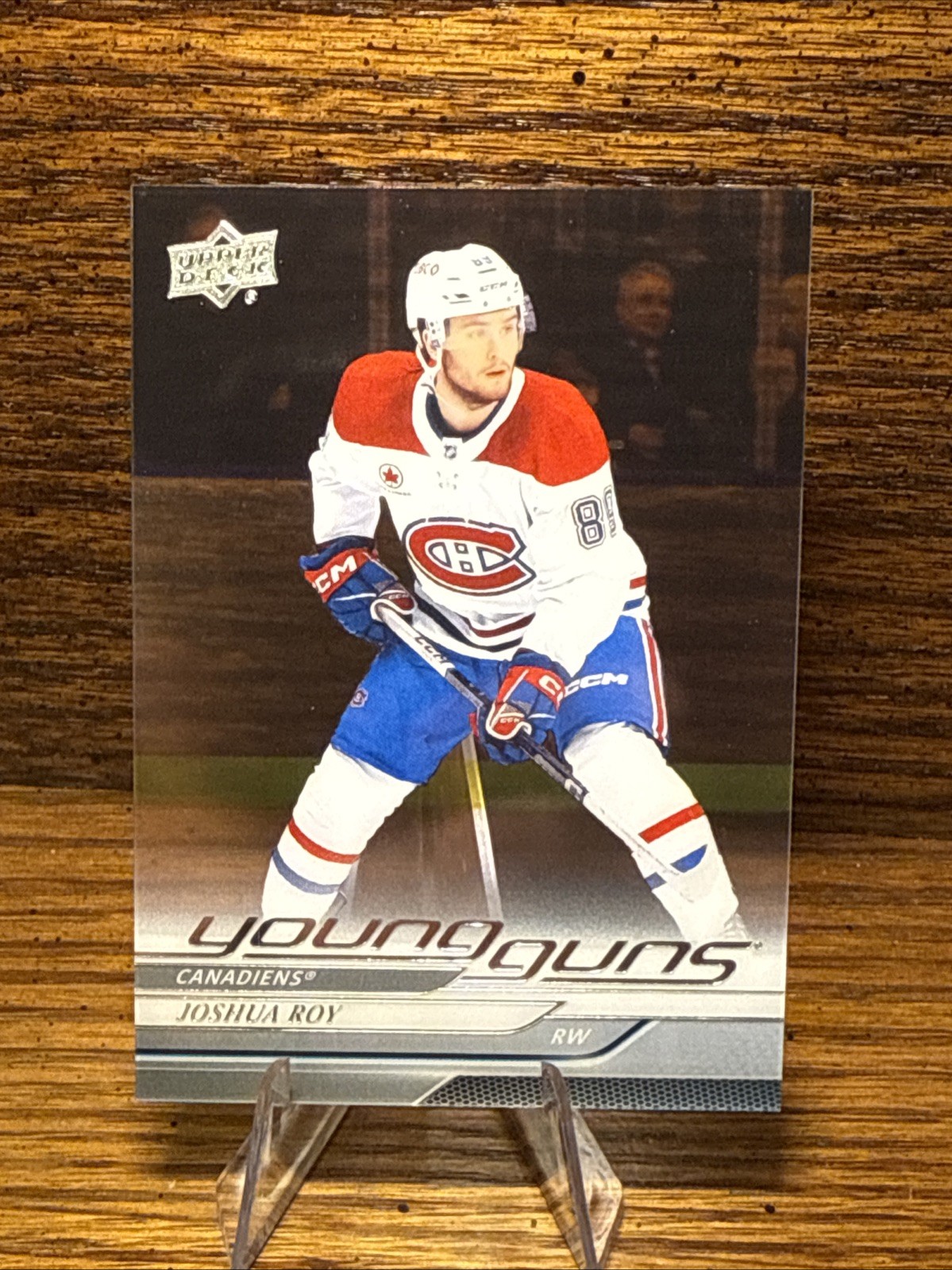 2024 UPPER DECK #246 JOSHUA ROY CLEAR CUT YOUNG GUNS RC ROOKIE