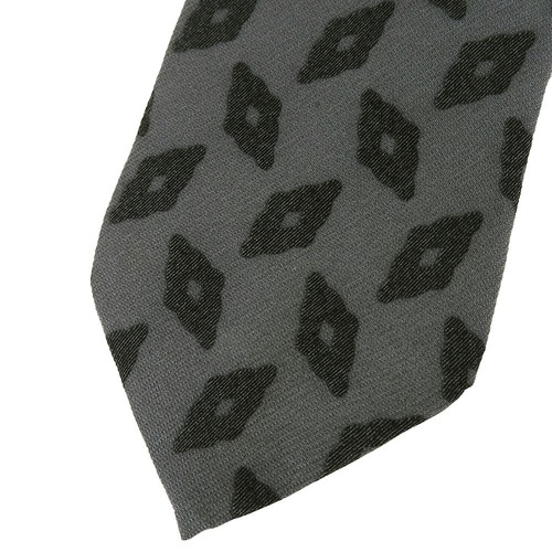 USADO GIORGIO ARMANI corbata de seda azul marino gris caballero - Imagen 2 de 11
