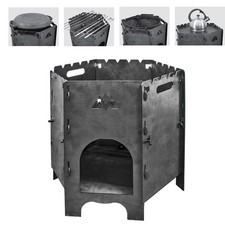 Utschak Outdoorkamin Feuerofen Feuerstelle Campingkocher mit Tragetasche für Kes