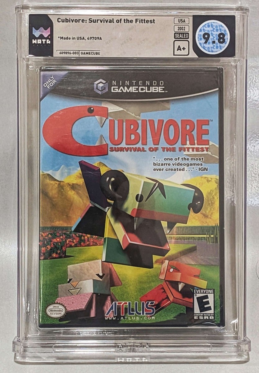 Cubivore Nintendo GameCube ATLUS Factory Sealed New WATA 9.8 A+