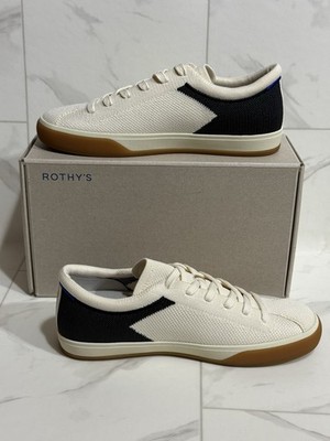 Rothy's The Lace Up Sneaker Women s Shoes Size 9 Light House Brand New 038-023