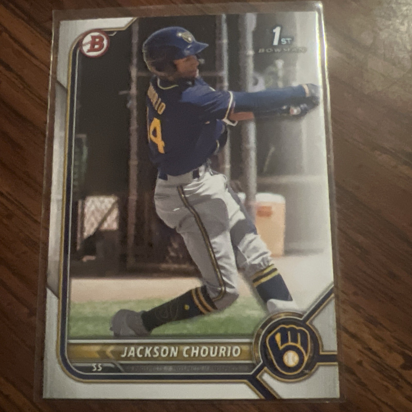 2022 Bowman - Chrome first Jackson Chourio #BCP-79 (RC)