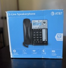 AT T ML17929 2 Line Corded Phone Speakerphone with Caller ID Call Waiting NEW