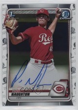 2020 Bowman Chrome Prospect Auto Packy Naughton #CPA-PN Auto v5x