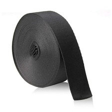JIAKAI 1 Inch Nylon Webbing Strap 10 Yards Heavy Duty Black DIY Repair