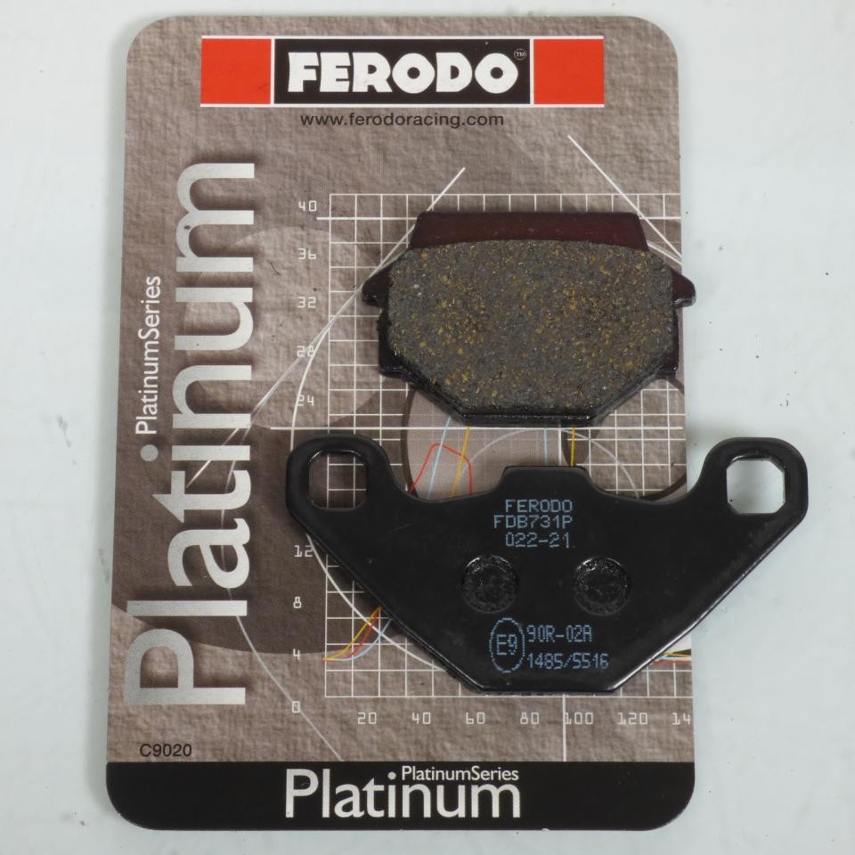 Plaquette de frein Ferodo pour restaurer le mordant du freinage avant Derbi 50