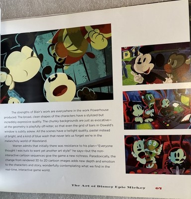 The Art of Epic Mickey Disney Art Book - Hardcover | eBay