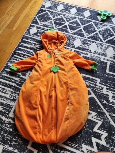 Hallows Eve Infant Baby Newborn Pumpkin Halloween Fall Costume Size 0 - 6 Months