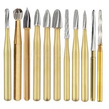 Dental Trimming Finishing Carbide Burs Drill Gold 7901/Endo-Z/7404/7406/7408