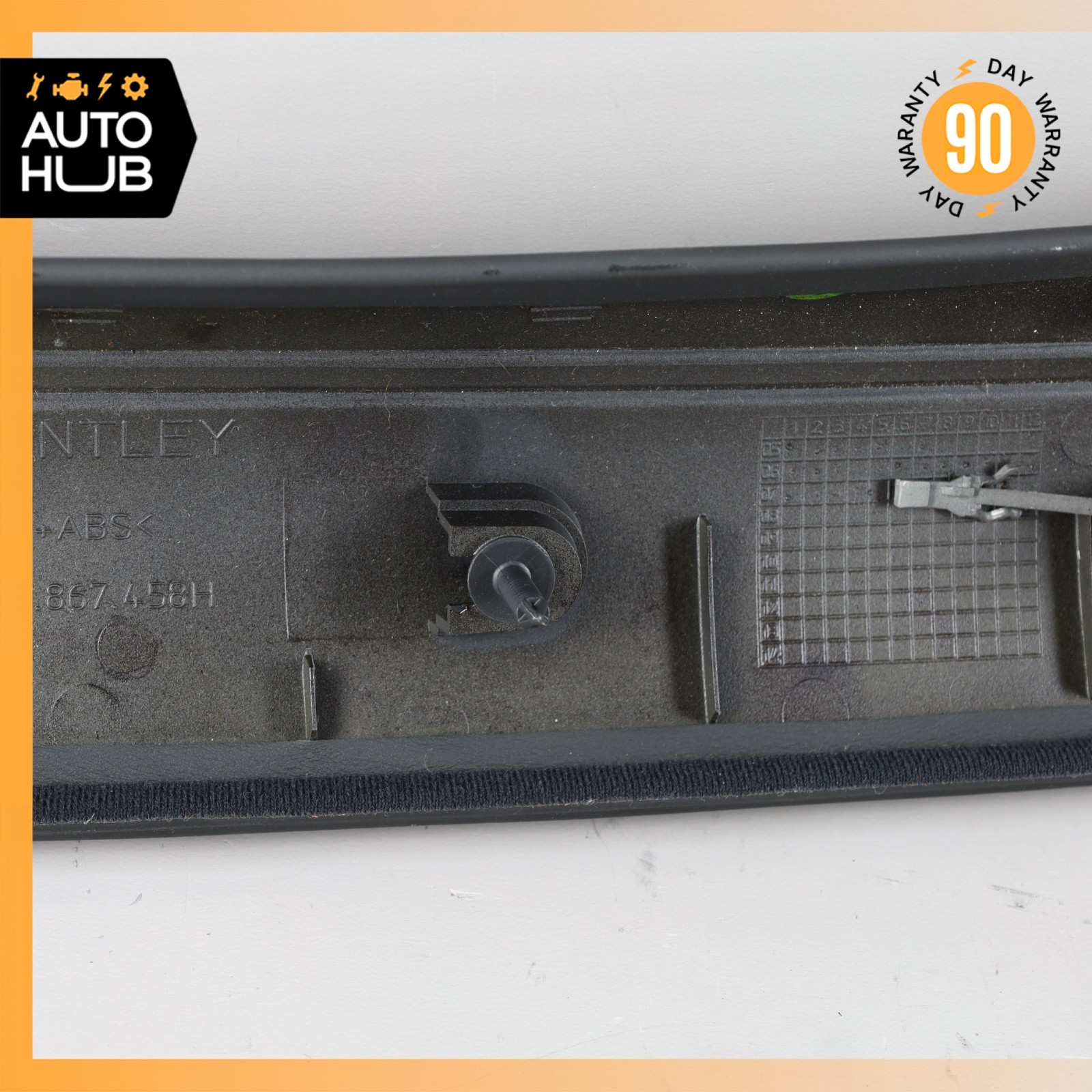 03-10 Bentley Continental GT Front Right Side Interior Trim Panel A Pillar OEM