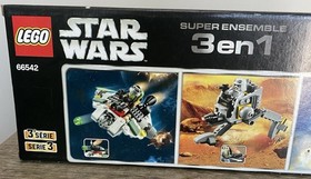 Lego Star Wars New Microfighters Super Pack 3 in 1 66542 Ghost 75125 75127 75130