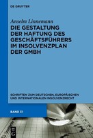 Die Gestaltung Der Haftung Des GeschäFtsfüHrers Im Insolvenzplan Der Gmbh A ...