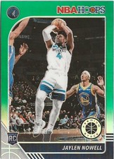 2019-20  Hoops Premium Stock Jaylen Nowell #232 Green Prizm SP RC Timberwolves